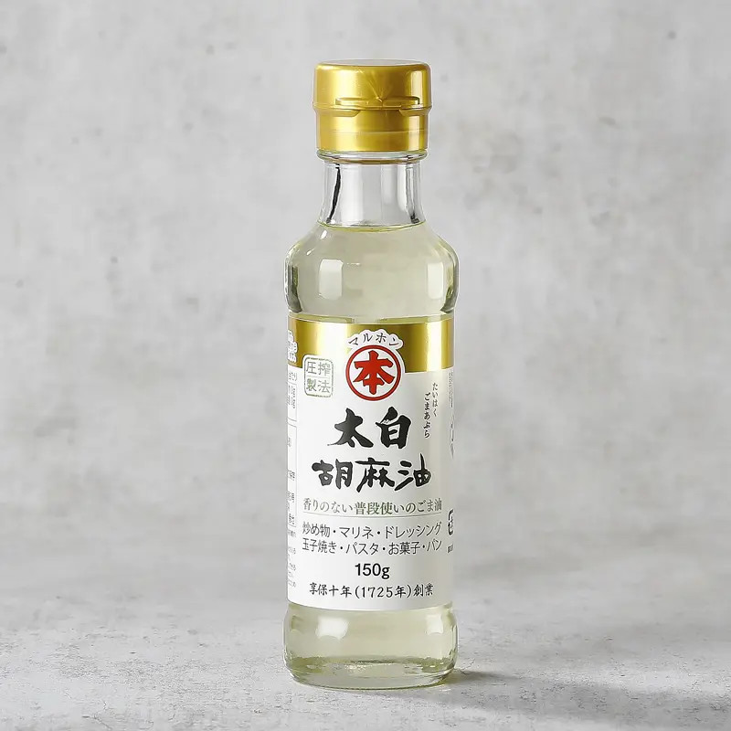 Aceite de sésamo virgen sin tostar Taihaku