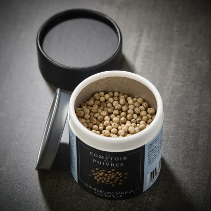 Pimenta branca de baunilha branca