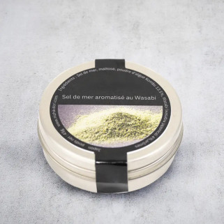 In Wasabi aromatisierte Meersalz