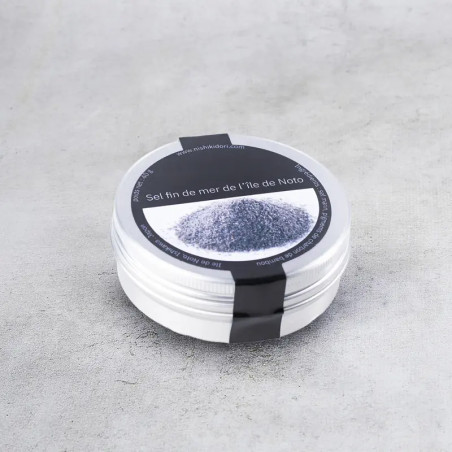 Noto island fine sea salt