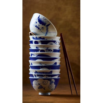 Rice bowl - Japanese Zodiac design