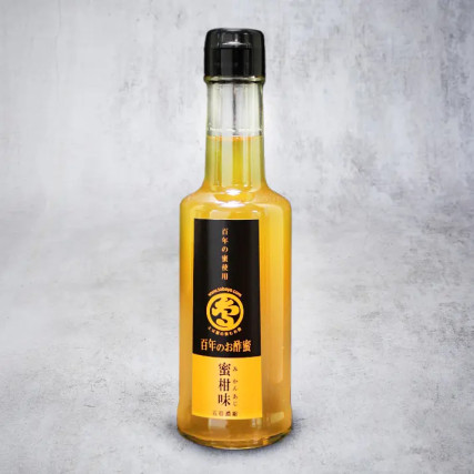 Condiment au vinaigre de riz et jus de mandarine Mikan