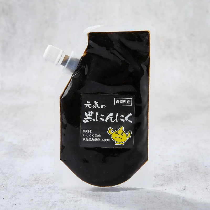Black garlic puree 