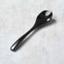 Cuillère en bois de camphrier 13 cm noire pour chawanmushi