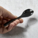 Colher de madeira de Cânfora 13 cm preto para Chawanmushi