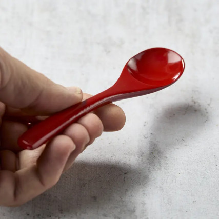 Chawanmushi spoon made of camphor wood, 13 cm