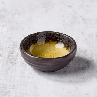 Tazza di ceramica e vetro smaltato 