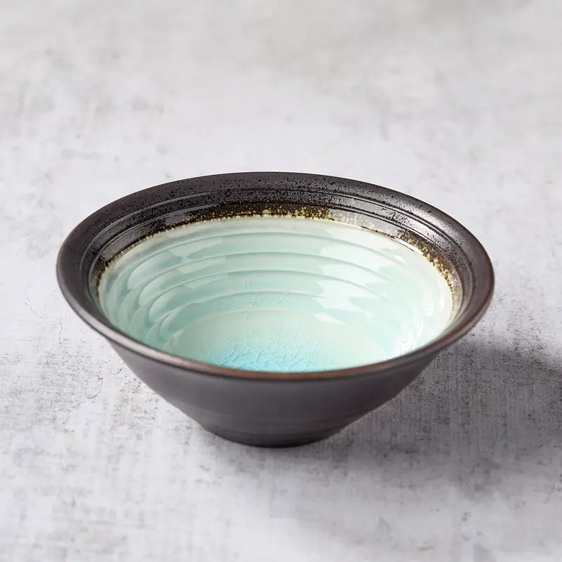 Mini Ceramiczna miska i szkło emaliowane 