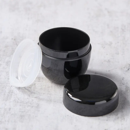 Matcha Natsume Tee Box Ø 5,4 cm, Höhe 5,4 cm, schwarzes Muster 