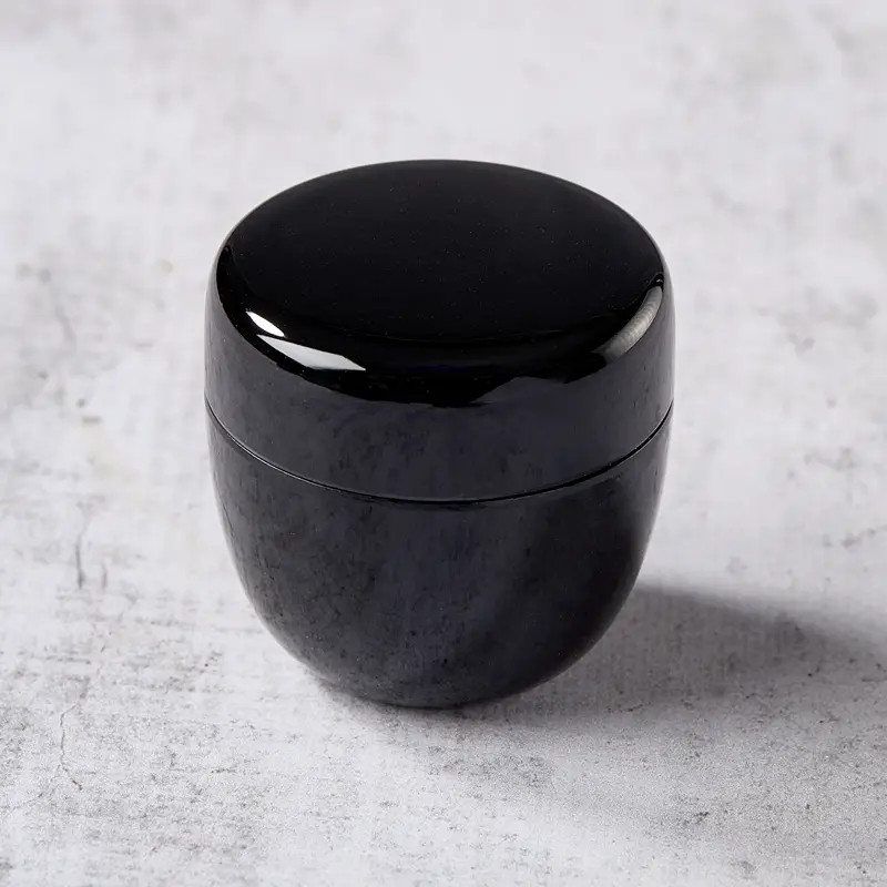 Matcha Natsume Tebox Ø 5.4 cm, høyde 5.4 cm, svart mønster 