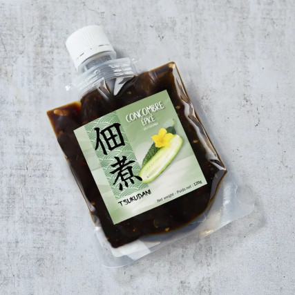 Tsukudani de pepino picante 