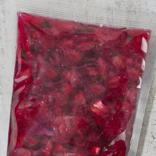 Cherry blossoms in syrup