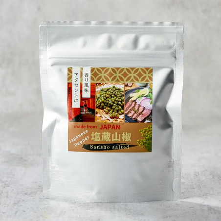 Sansho Asakura-Beeren bestätigt mit Salz 30g