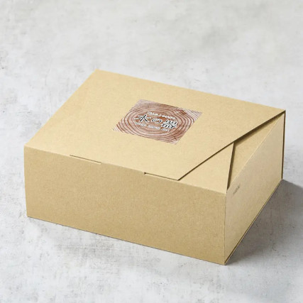 Bento Box Cedar Holz lackiertes Muster Koi, 700 ml, 18013568 mm