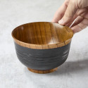 Lakiran jujube Leseni Hakeme Bowl, Ø 128 x 80 mm