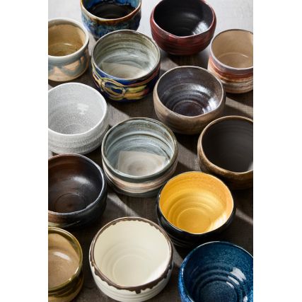 Pattern Matcha Bowl Tè Aoyu Nagashi 